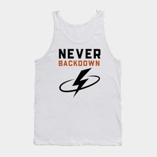 Never Backdown Tank Top